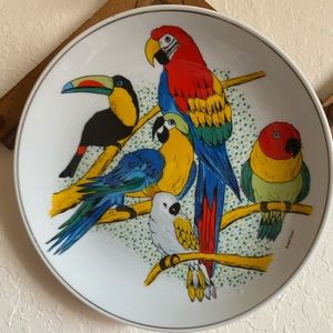 Vintage Bird Hanging Plate🦜